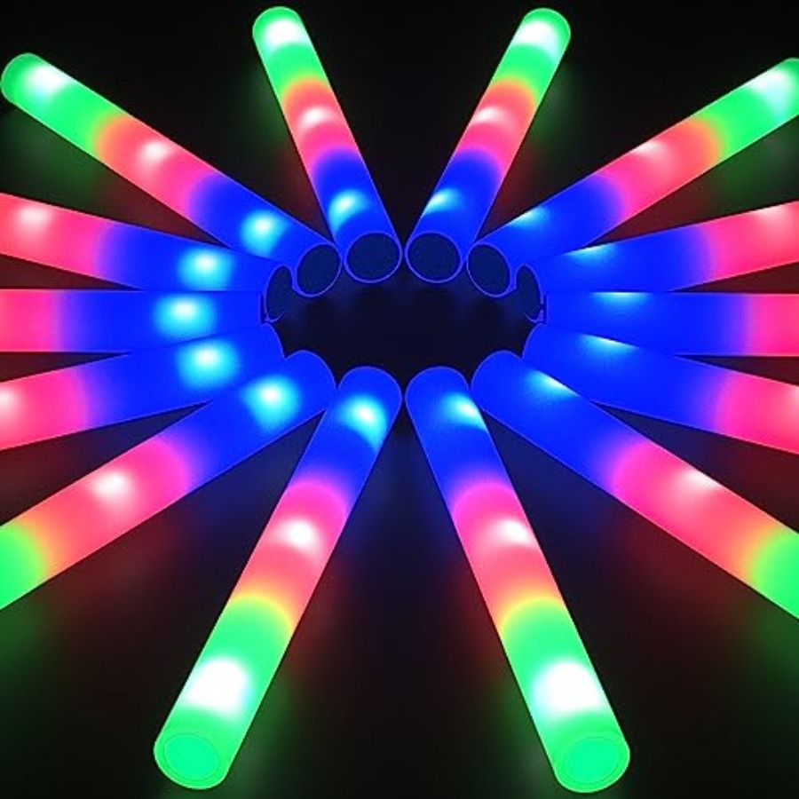 Flashing Led Foam Sticks Party - Pcs Foam Glow Sticks Bulk Party