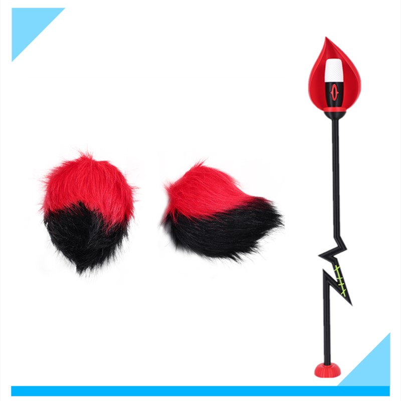 Magic Tricks - Alastor Cosplay Microphone Cane Props Magic