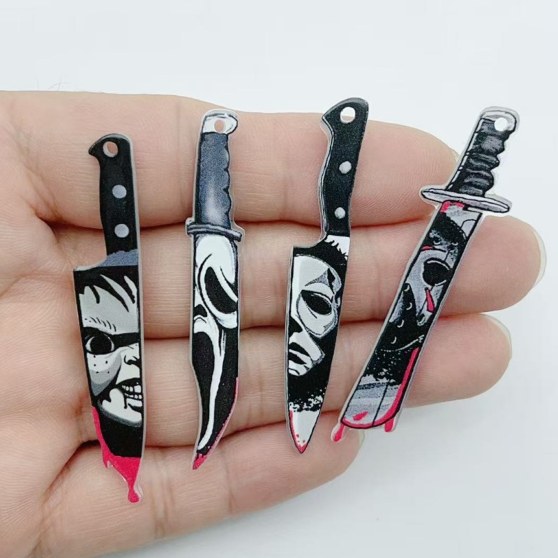 Party Supplies - 10 pieces of acrylic jewelry Halloween