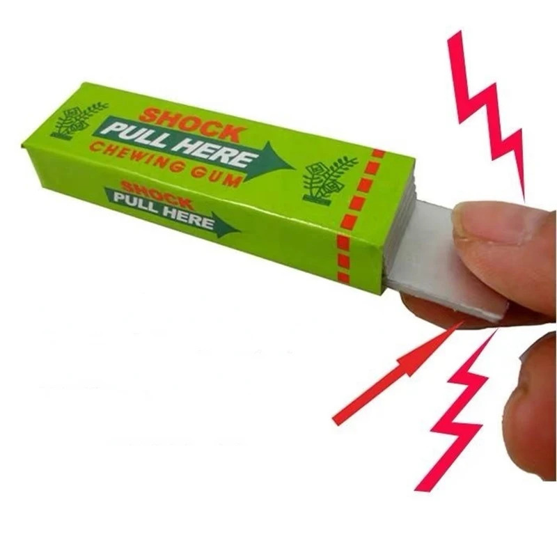 Shock Pen Prank Toy - Electric Shock Joke Chewing Gum Pull