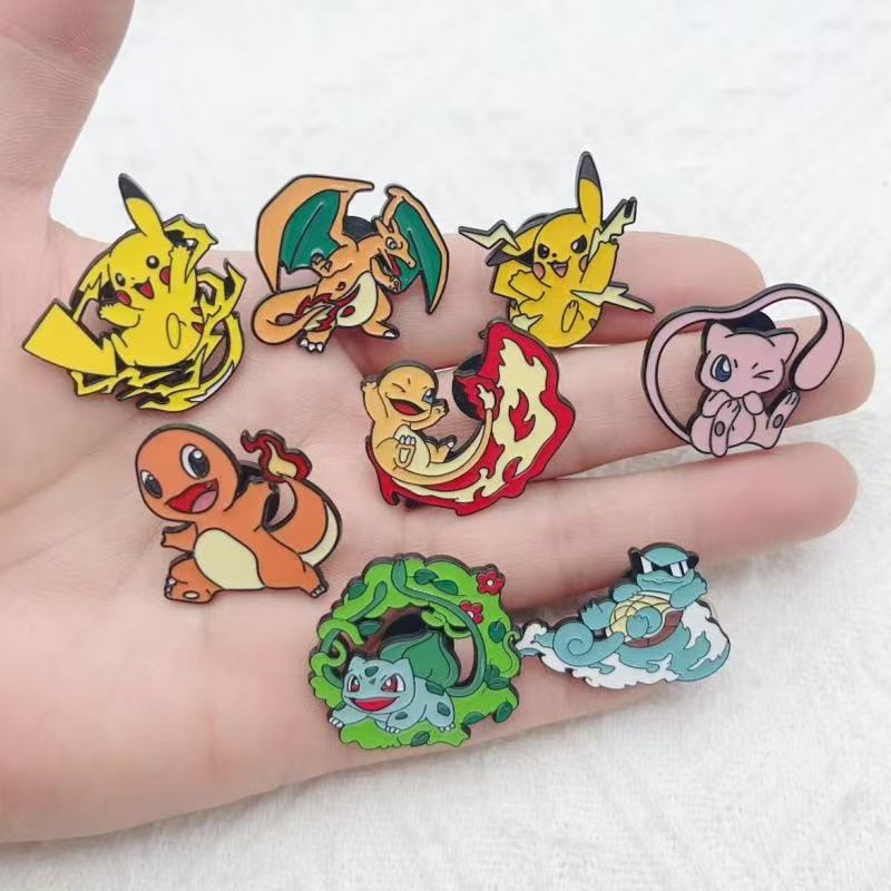 Novelty Gifts - 8pcs alloy drip oil cartoon baby