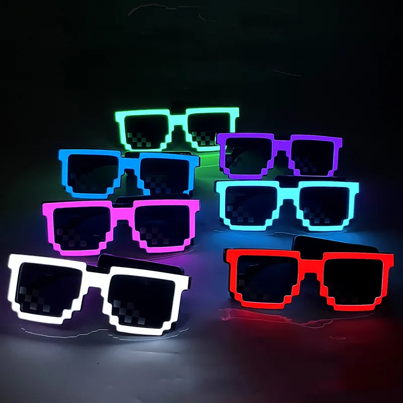 Glow In The Dark Party Glasses - Wireless LED Light Up Glasses Led