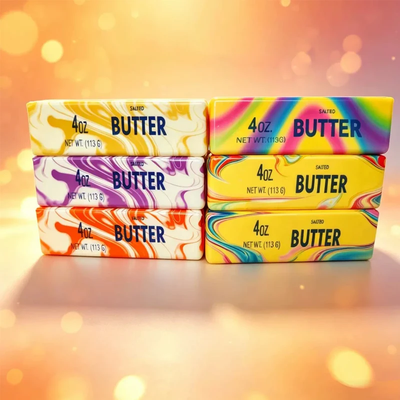 Prank Toys - Hawaii Rhyolite Colors Butter Stick Squishy