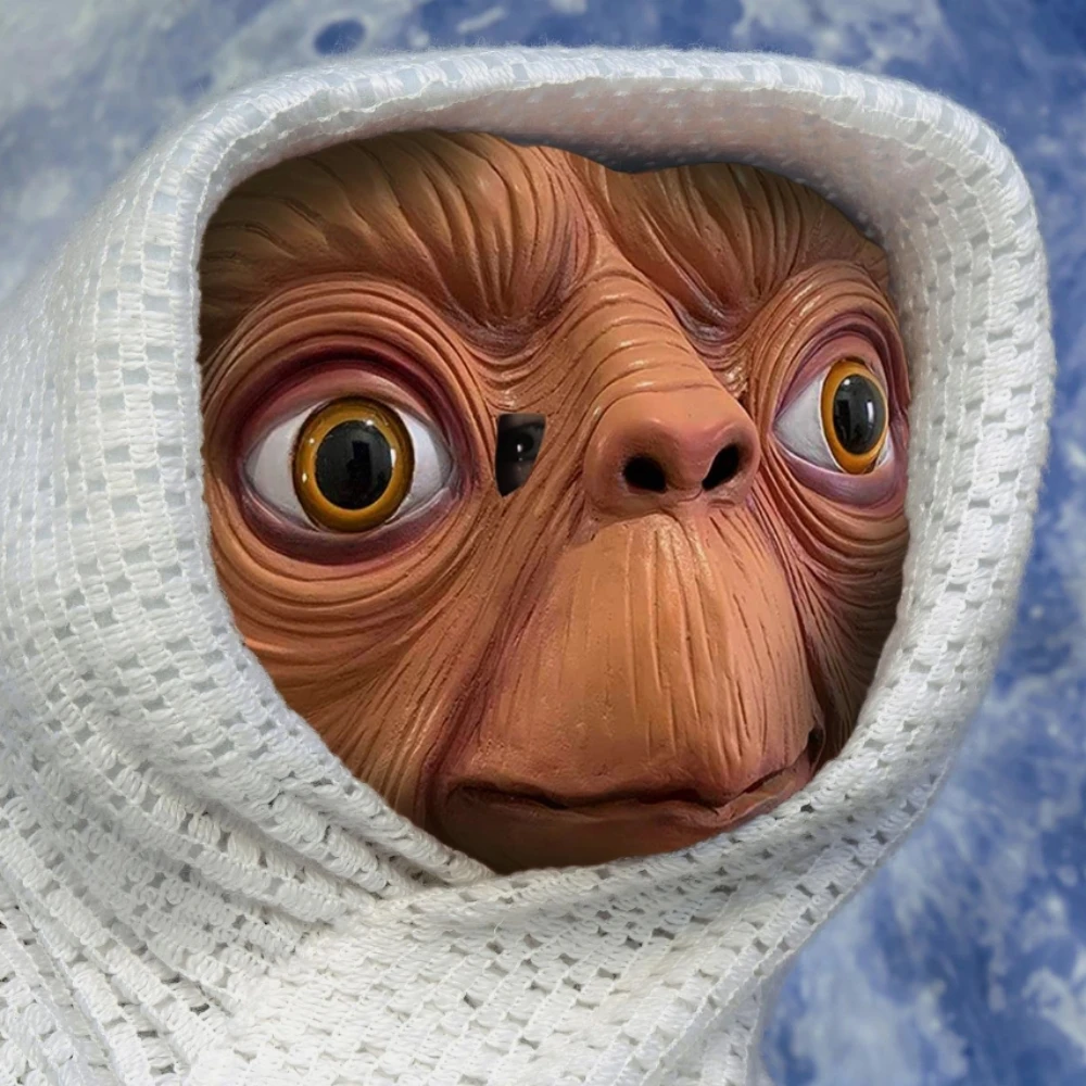 Latex Alien Mask Realistic - Realistic ET Alien Latex Mask Halloween