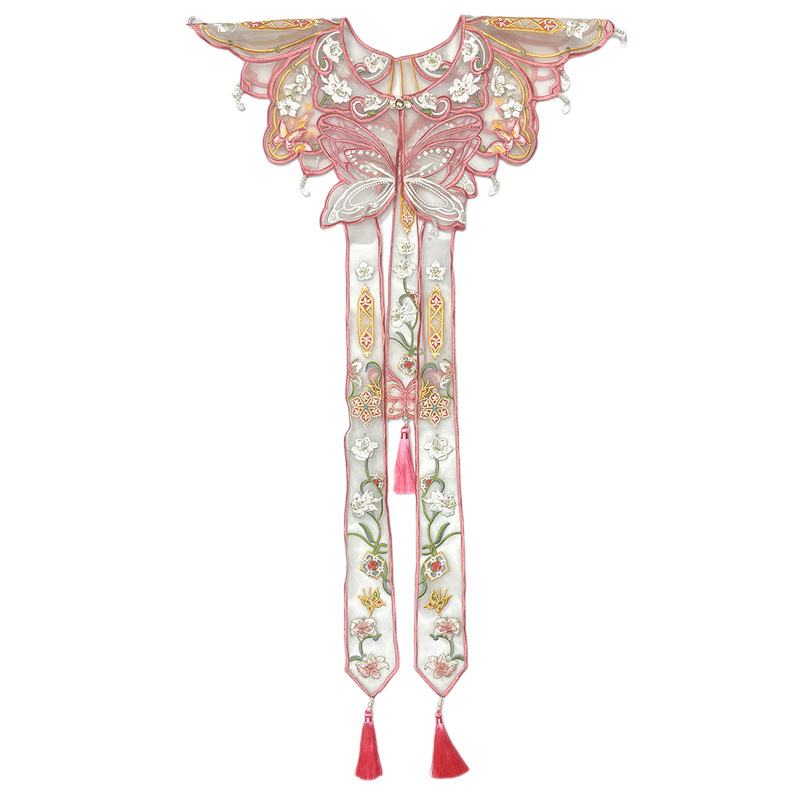 Costumes - Chinese Hanfu Yunjian Shoulder Collar Butterfly