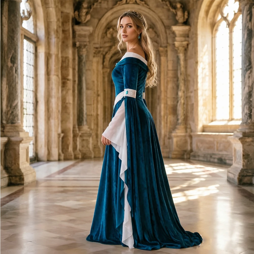 Medieval Renaissance Dress Women - Medieval Renaissance Elf Style Dress Off