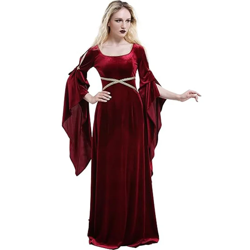 Medieval Renaissance Dress Women - Women Medieval Dress Red Queen Cosplay