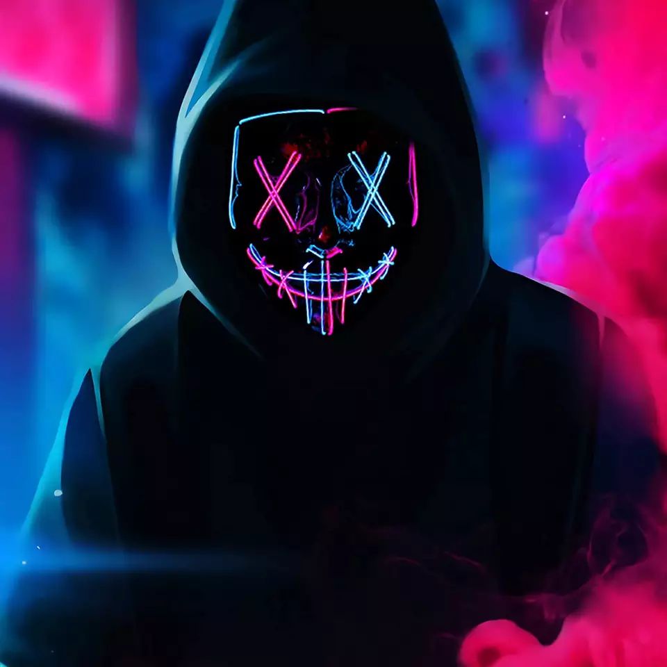Led Purge Mask Halloween - LED Light up Mask for Halloween