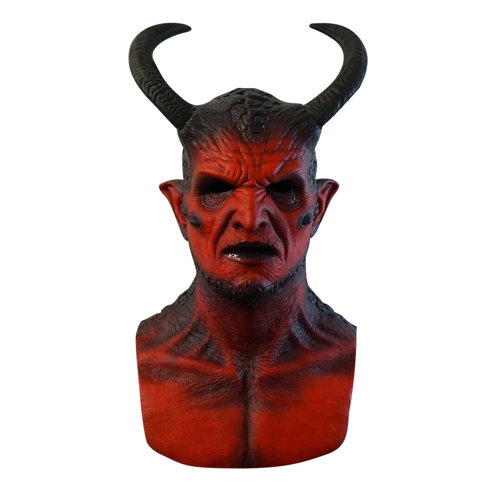 Prank Toys - kari-Demon Latex Mask Devil Realistic Prank