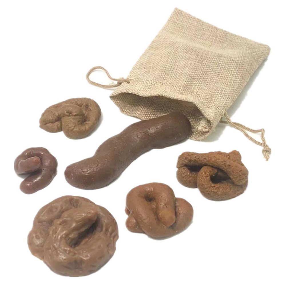 Fake Poop Gag Gift - 6Pcs Joke Gadget Squish Fool's Holiday