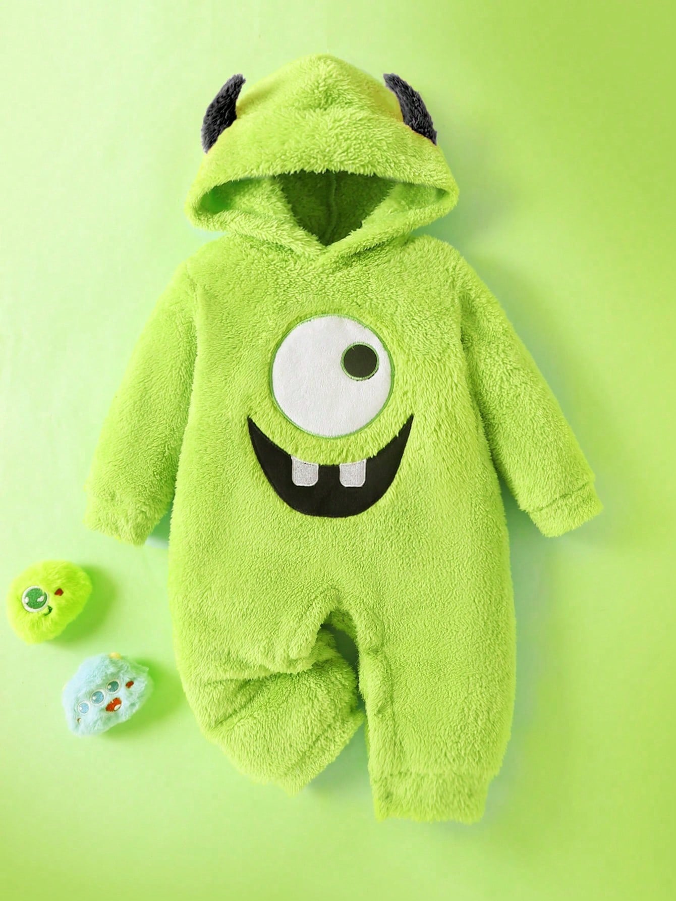 Spiderman Jumpsuit Kids - Baby boy monster embroidered demon ear