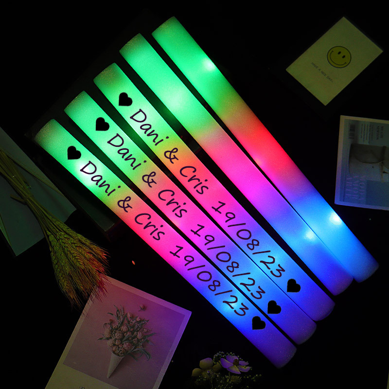 Glow In The Dark Party Glasses - 12/30/60Pcs LED Glow Sticks Bulk Colorful