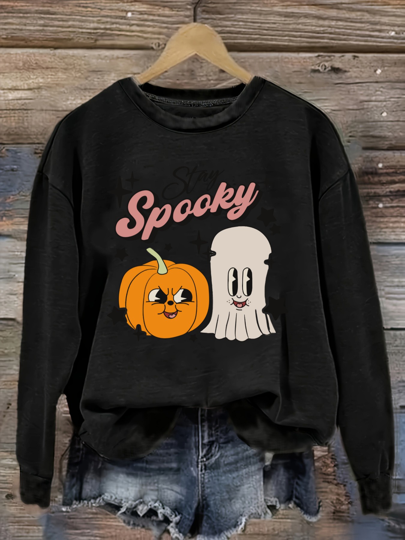 Costumes - Women's Casual Long Sleeve Crew Neck
