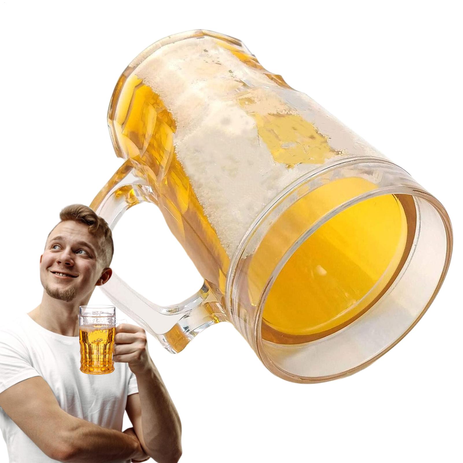 Prank Toys - Fake Beer Mug Funny Water Cup,