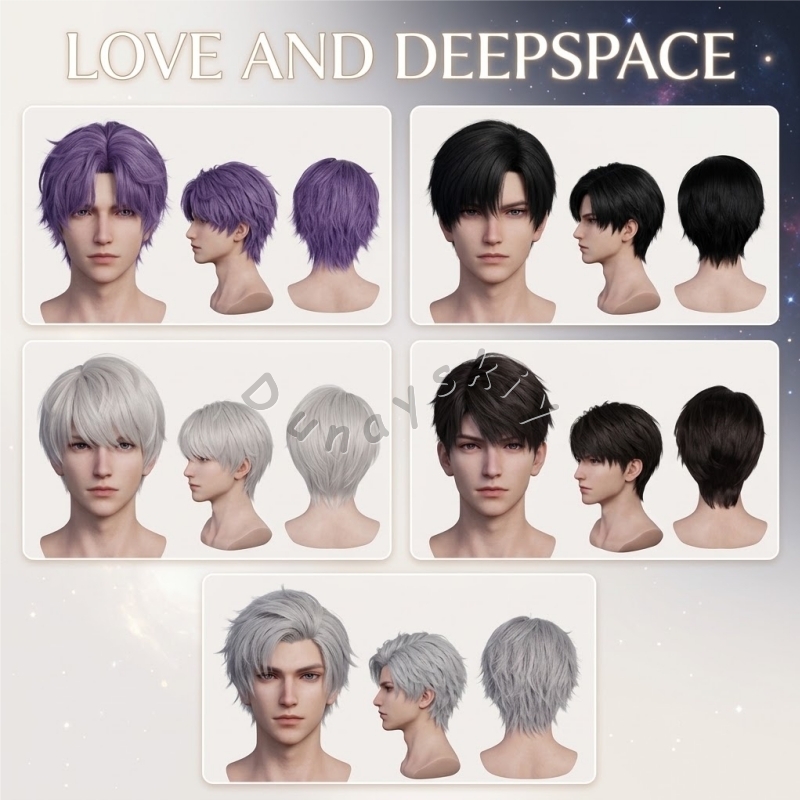 Anime Cosplay Wig Heat Resistant - Love And Deepspace Cos Wig ​​Xavier