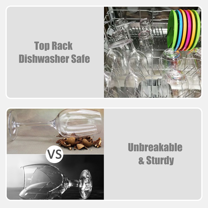 MICHLEY 2/4/6PCS Unbreakable P - огляд і ціна Glow In The Dark Party Glasses