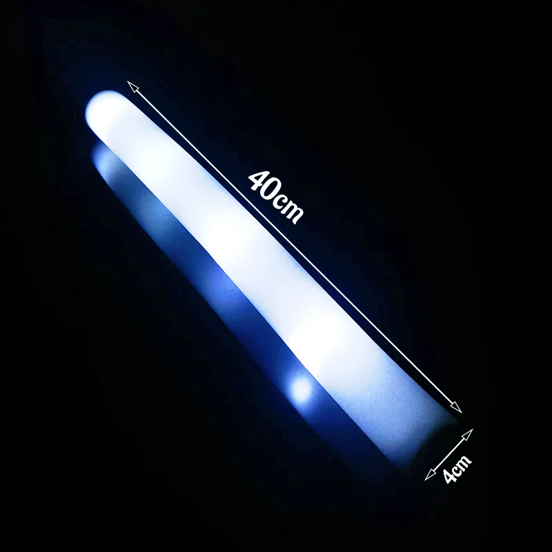 20/30pcs LED White Foam Glow S - огляд і ціна Flashing Led Foam Sticks Party
