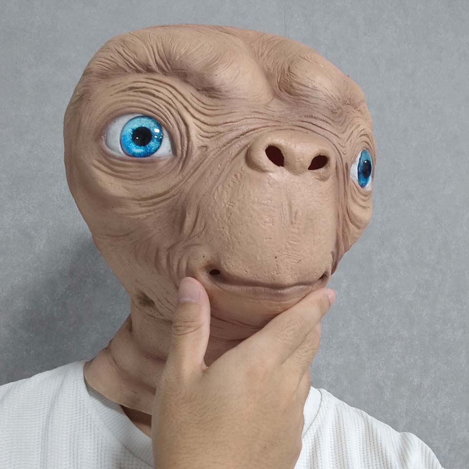 Realistic ET Alien Latex Mask  - огляд і ціна Latex Alien Mask Realistic