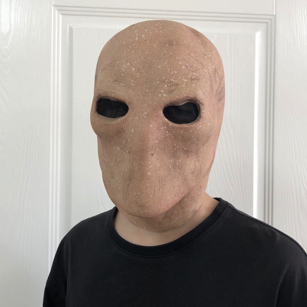 Faceless Man Halloween Slender - огляд і ціна Latex Alien Mask Realistic