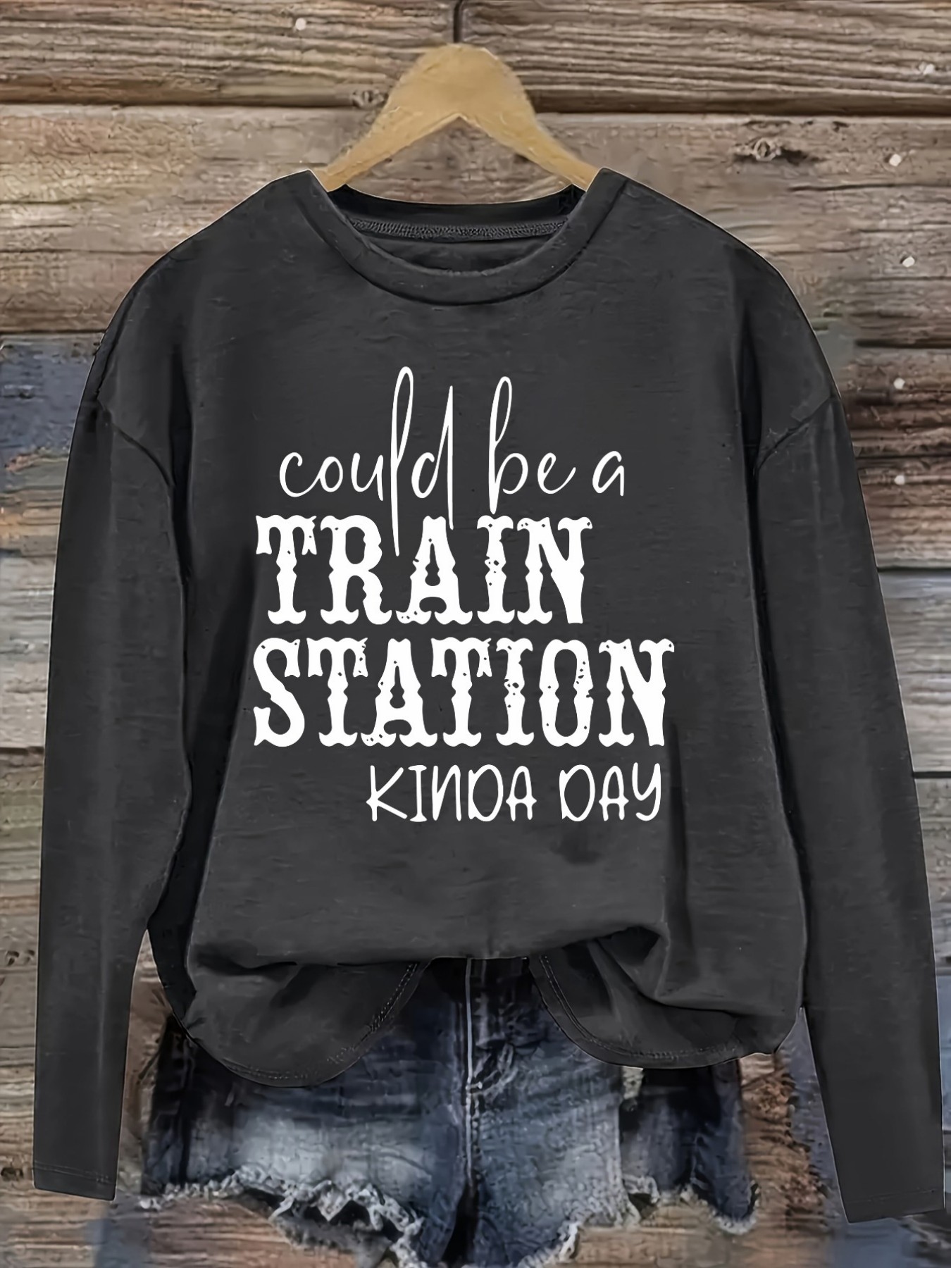 Women's Casual Long Sleeve Cre - огляд і ціна Costumes