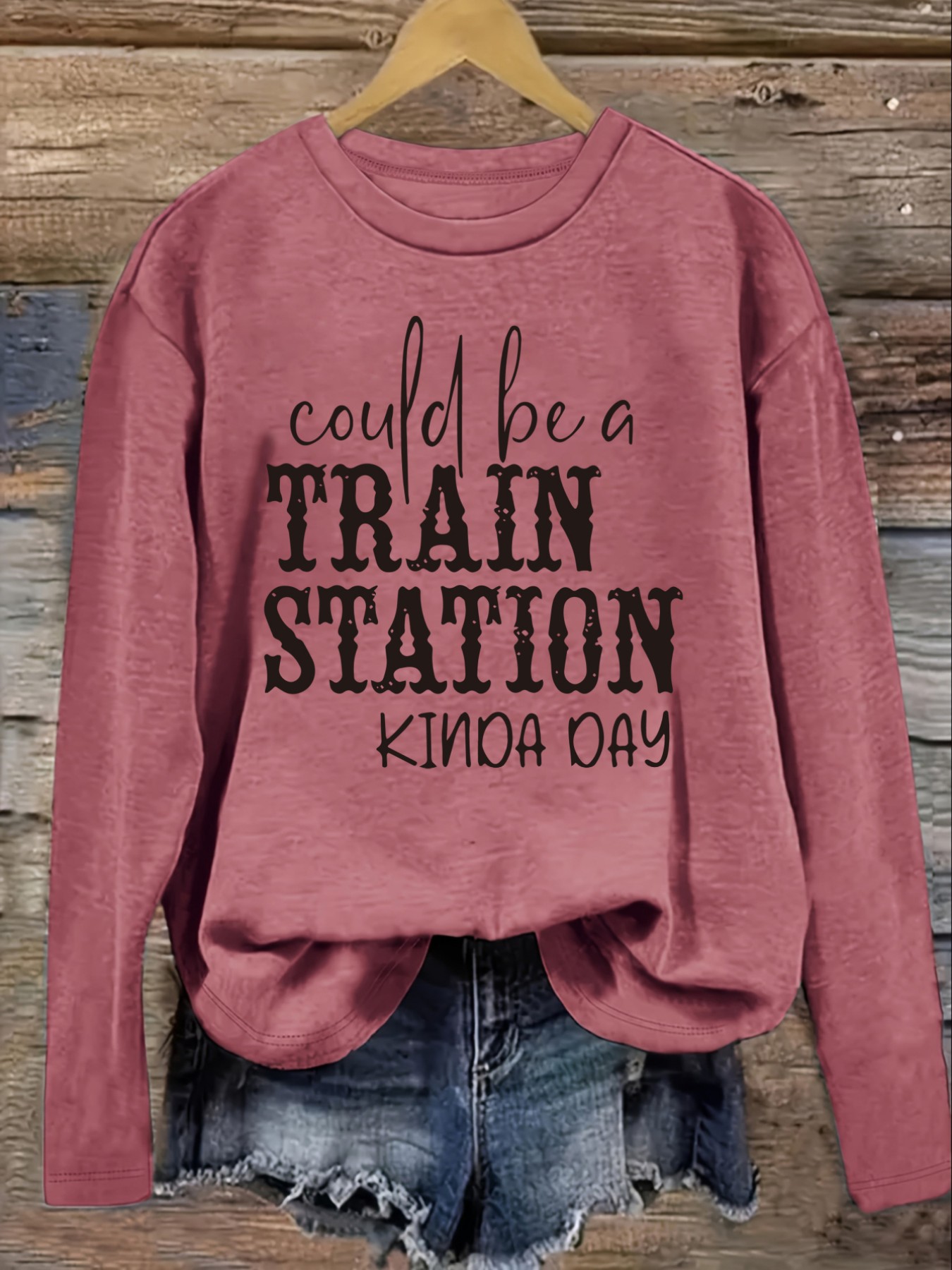 Women's Casual Long Sleeve Cre - огляд і ціна Costumes