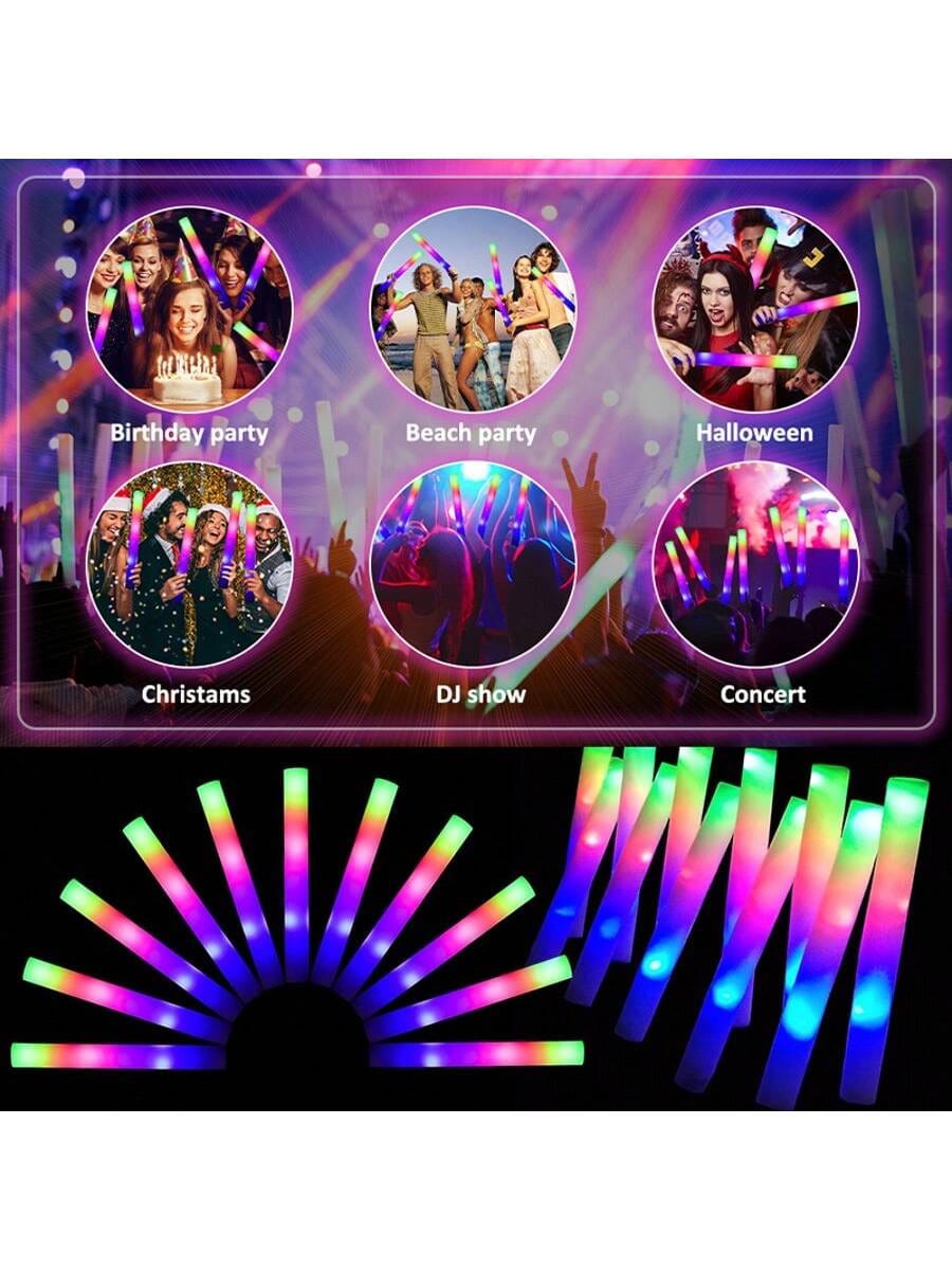 Foam Glow Sticks Vibrant Elect - огляд і ціна Flashing Led Foam Sticks Party