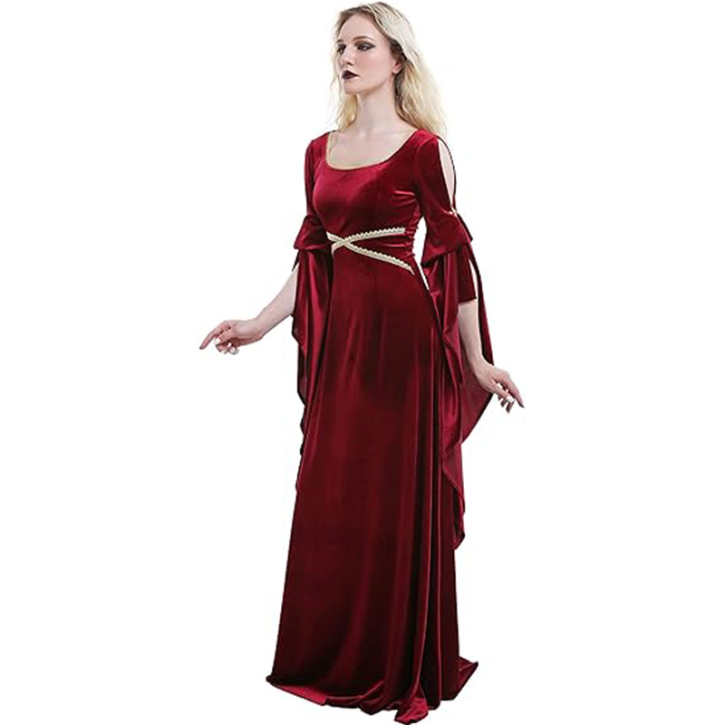Women Medieval Dress Red Queen - огляд і ціна Medieval Renaissance Dress Women