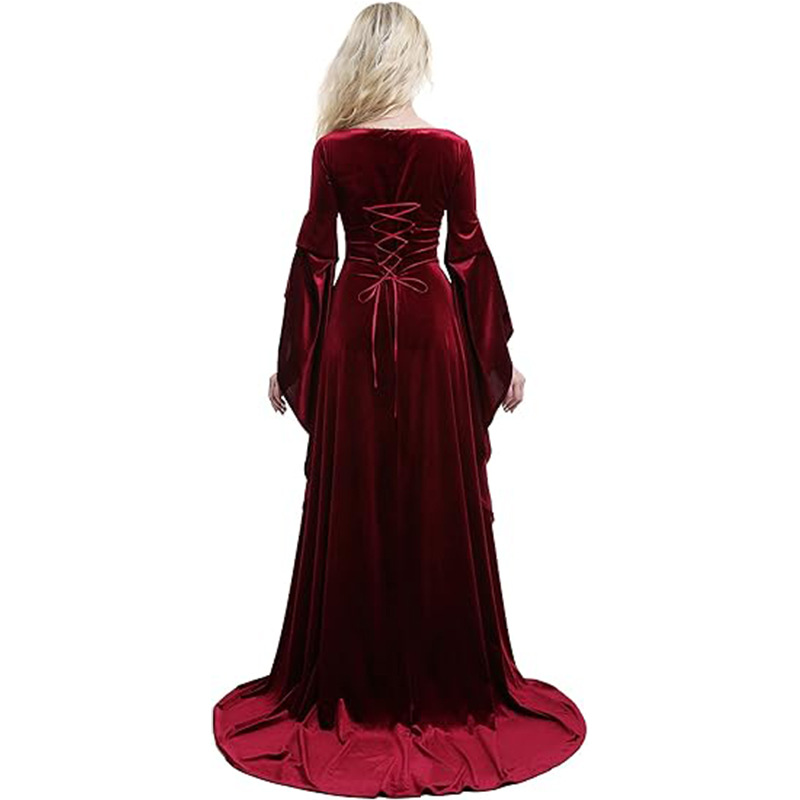 Women Medieval Dress Red Queen - огляд і ціна Medieval Renaissance Dress Women
