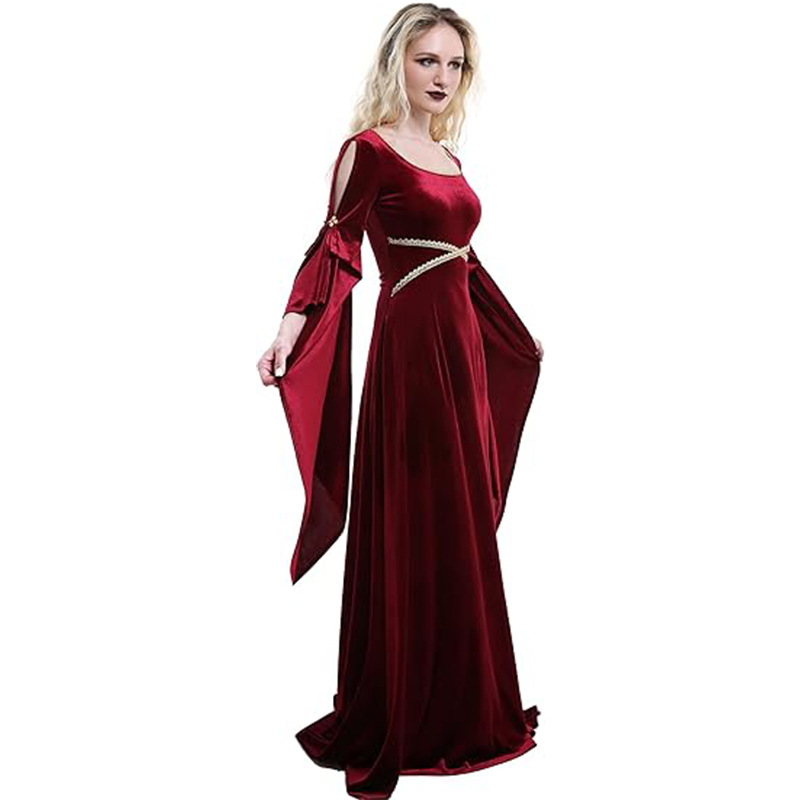 Women Medieval Dress Red Queen - огляд і ціна Medieval Renaissance Dress Women