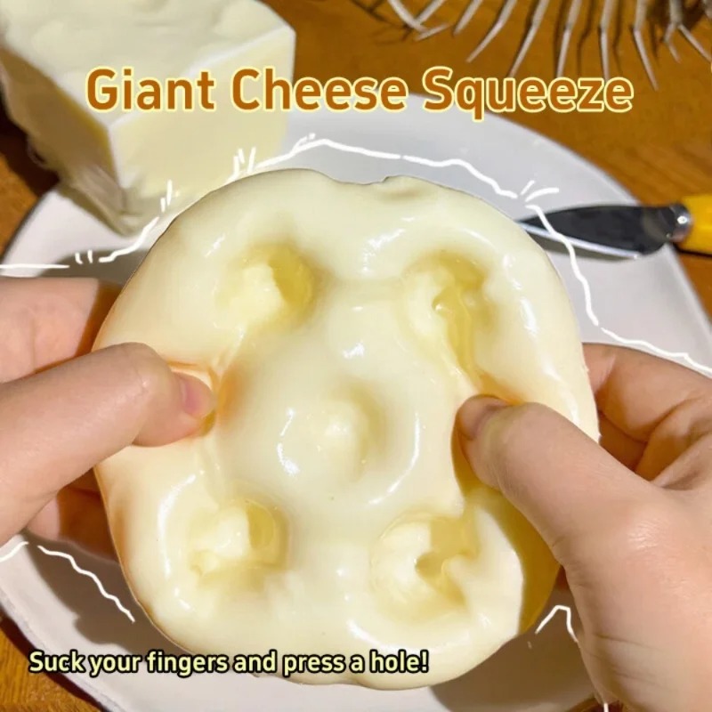 Taba Squishy Cheese Cube Stres - огляд і ціна Novelty Gifts