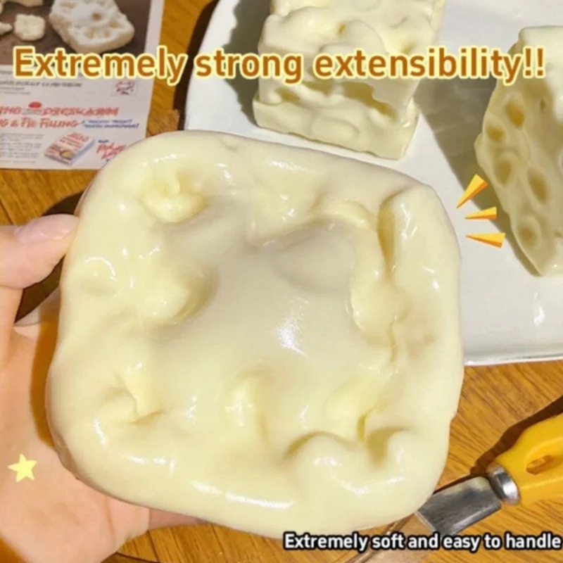 Taba Squishy Cheese Cube Stres - огляд і ціна Novelty Gifts