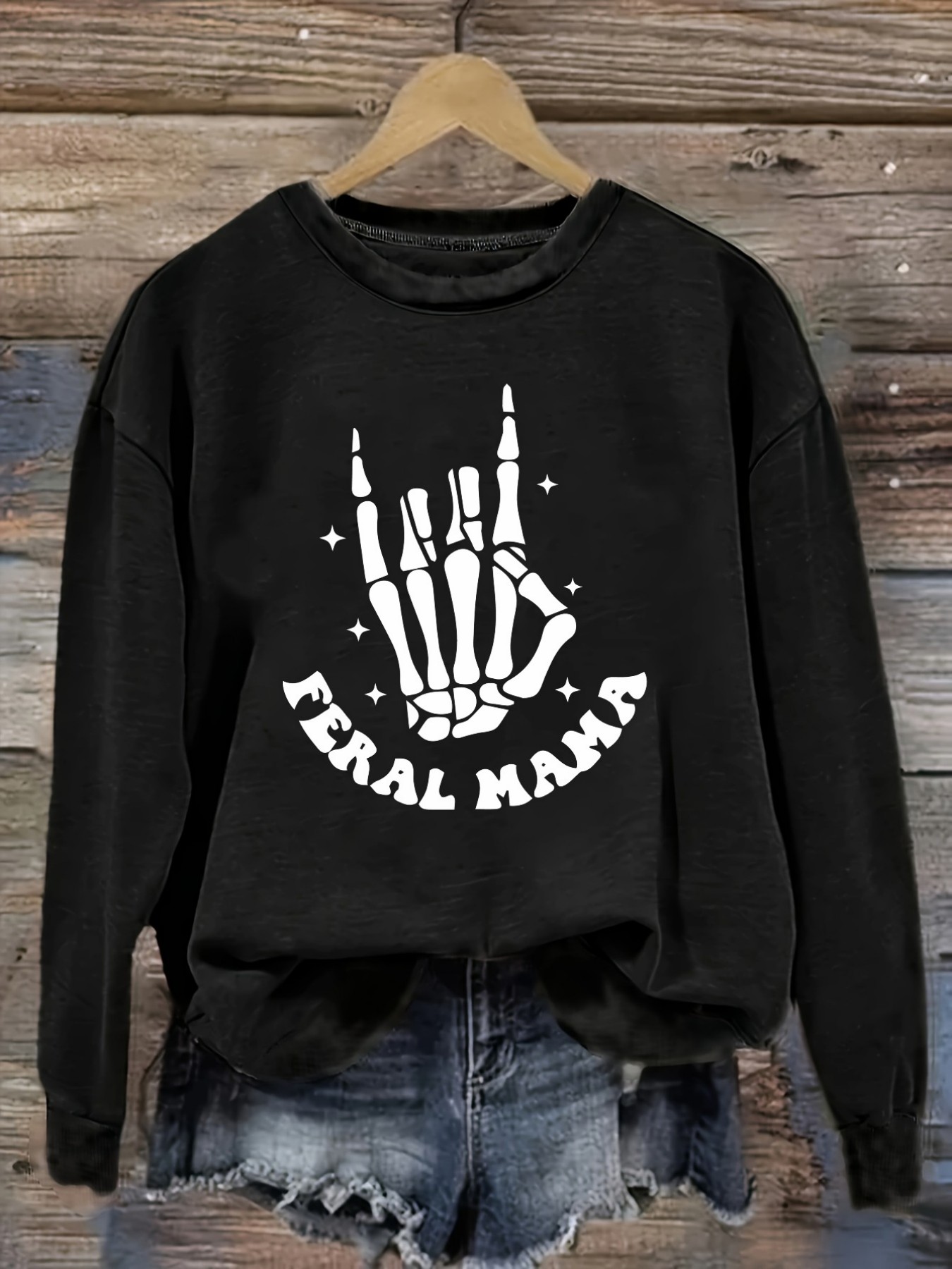 Women's Casual Long Sleeve Cre - огляд і ціна Costumes