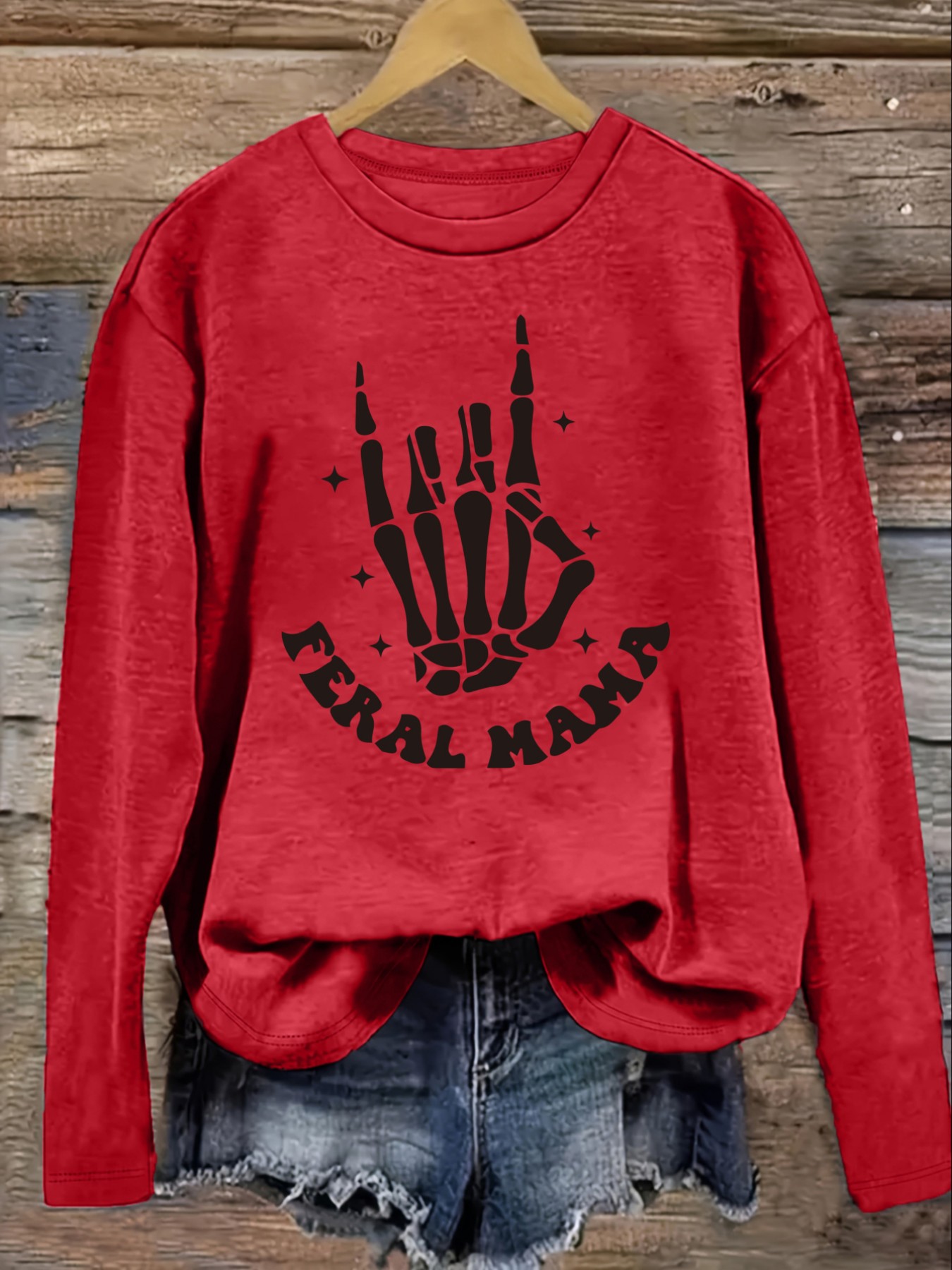 Women's Casual Long Sleeve Cre - огляд і ціна Costumes