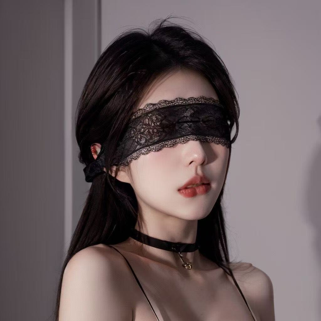 Sexy Lace Eye Mask Black Flora - огляд і ціна Party Supplies