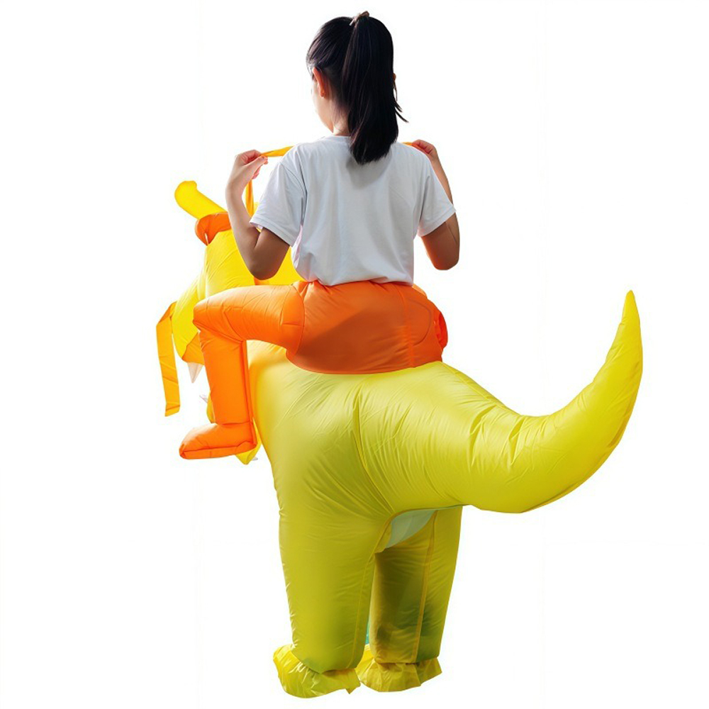 Child Riding Dinosaur Inflatab - огляд і ціна Inflatable Dinosaur Costume Adult