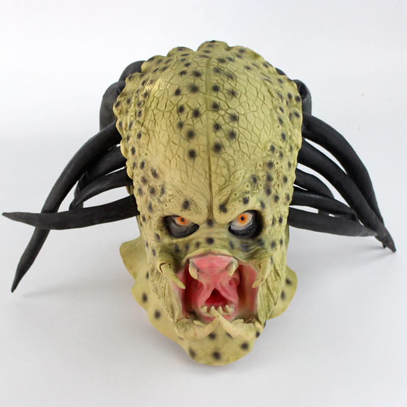Realistic Predator Full Head M - огляд і ціна Latex Alien Mask Realistic