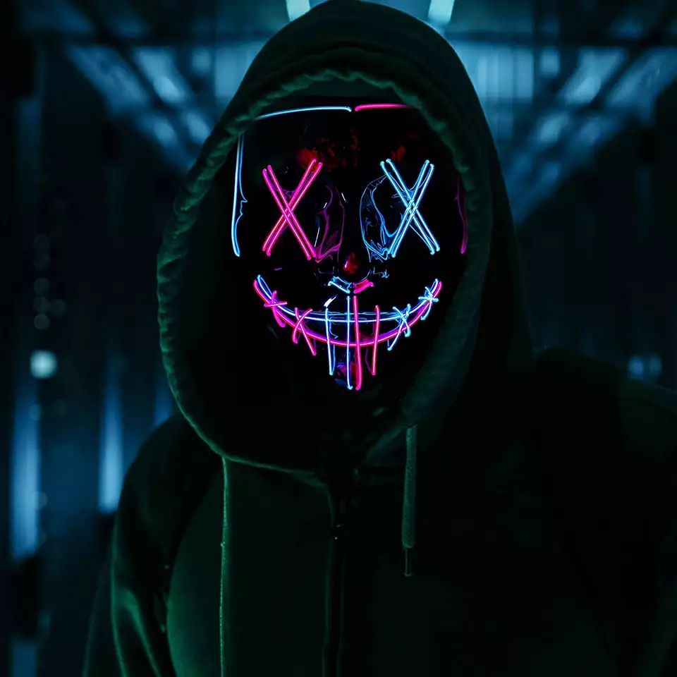 LED Light up Mask for Hallowee - огляд і ціна Led Purge Mask Halloween