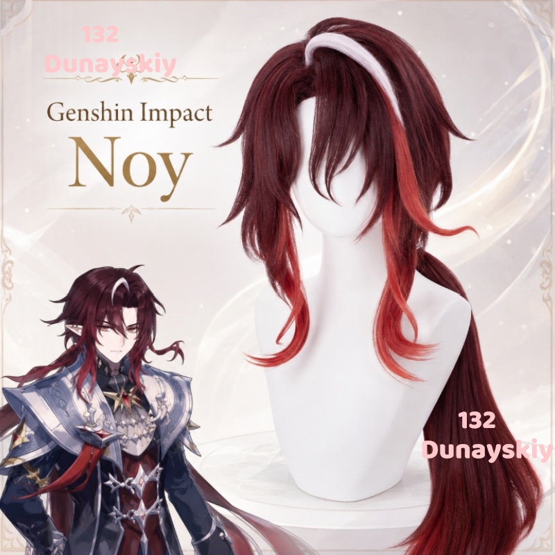 Genshin Impact Noy Snezhnaya C - огляд і ціна Anime Cosplay Wig Heat Resistant