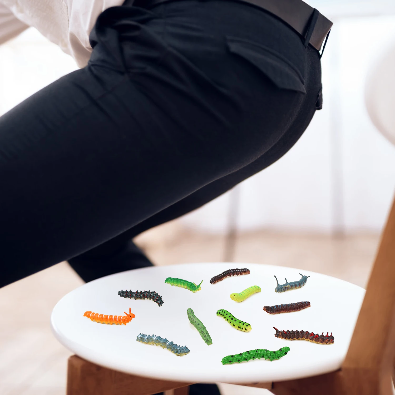 12pcs Insect Models Caterpilla - огляд і ціна Prank Toys