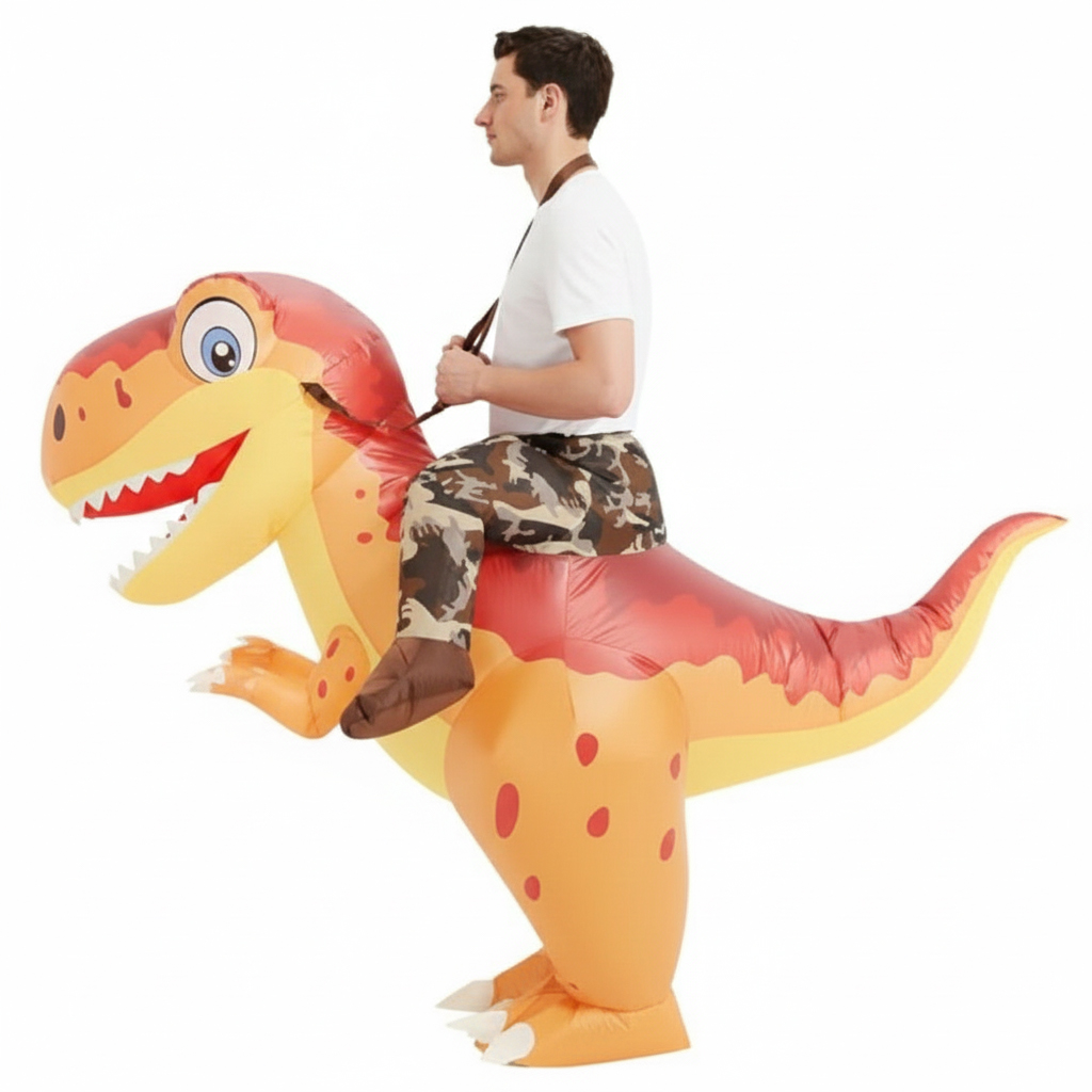 Adult Inflatable Dinosaur Ridi - огляд і ціна Costumes