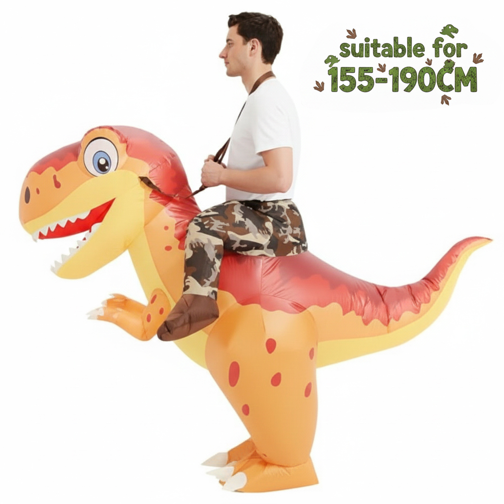 Adult Inflatable Dinosaur Ridi - огляд і ціна Costumes
