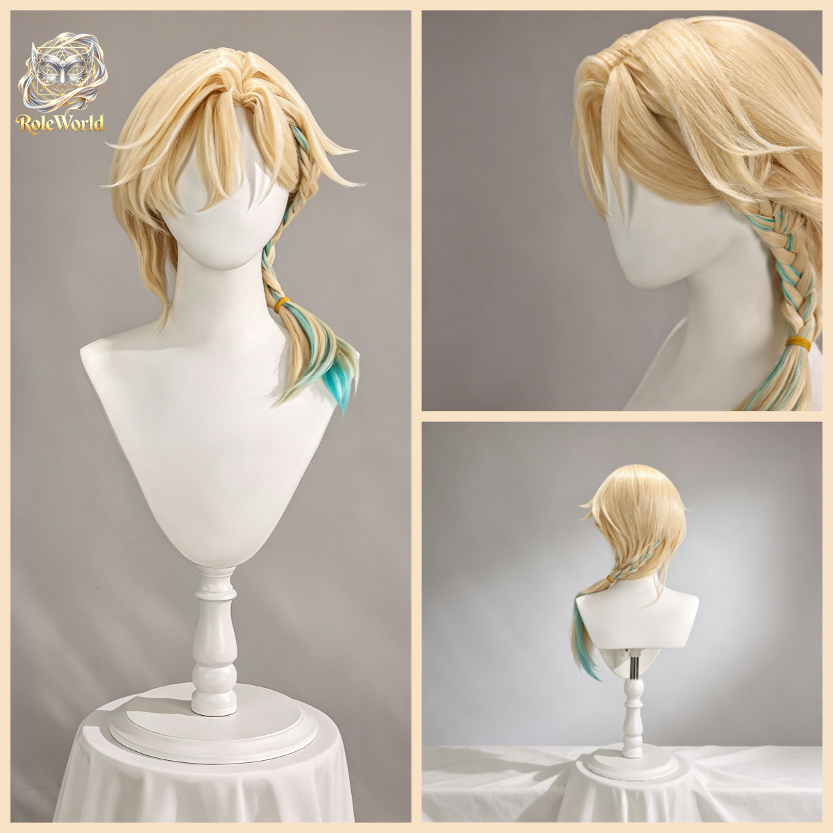 Honkai Star Rail Aventurine Wa - огляд і ціна Anime Cosplay Wig Heat Resistant