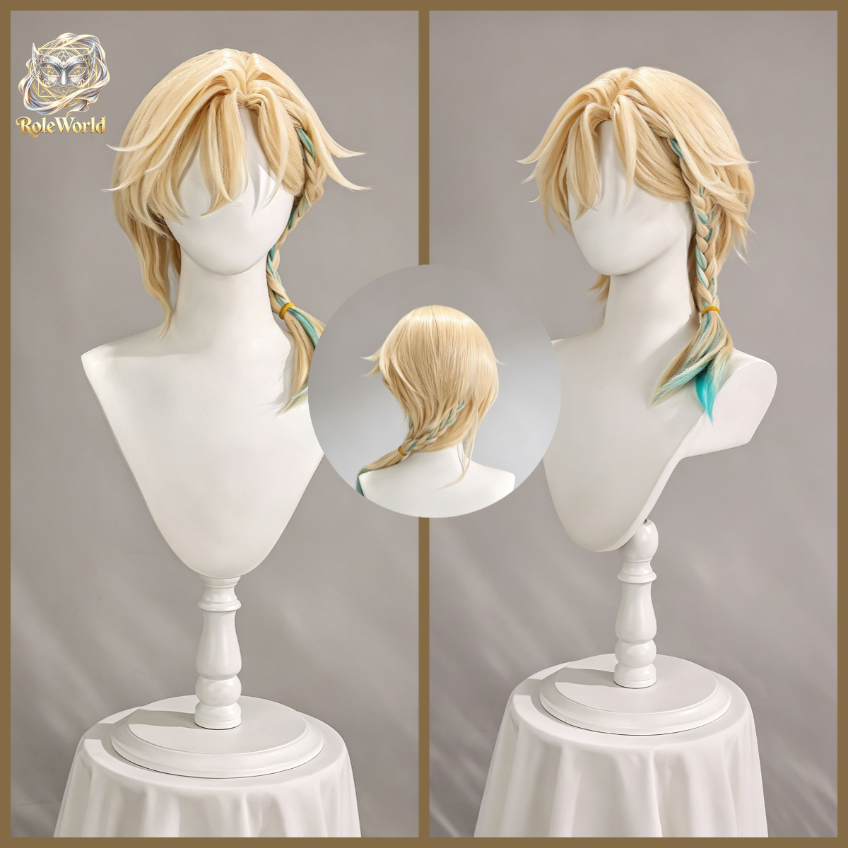 Honkai Star Rail Aventurine Wa - огляд і ціна Anime Cosplay Wig Heat Resistant