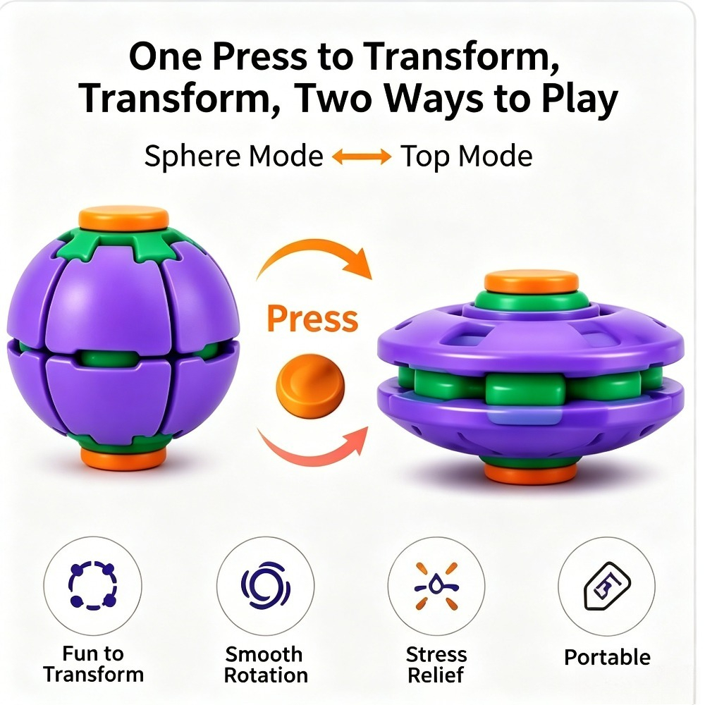 Transforming Fidget Spinner Ba - огляд і ціна Novelty Gifts