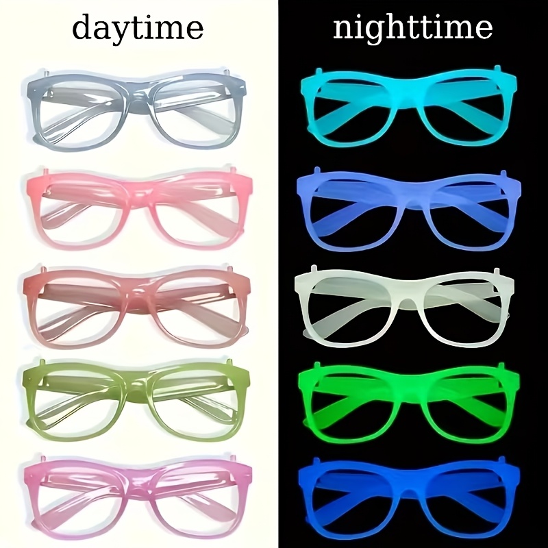 5/12 Pairs of Randomly Colored - огляд і ціна Glow In The Dark Party Glasses
