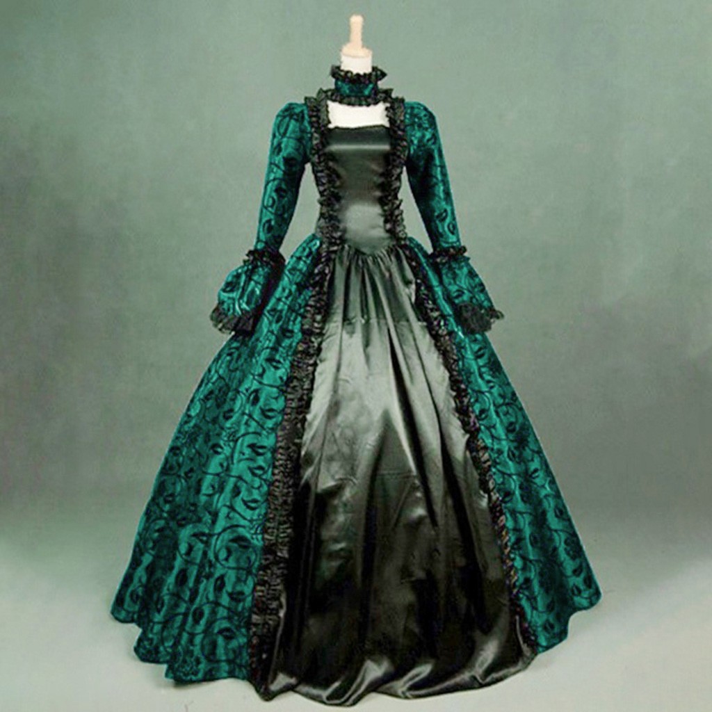 Women Vintage Exquisite Dress  - огляд і ціна Medieval Renaissance Dress Women