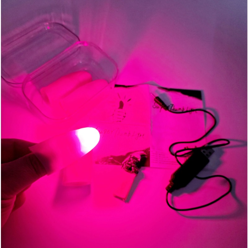 7 Color Light-Pair Set Chargin - огляд і ціна Thumb Tip Magic Trick Set