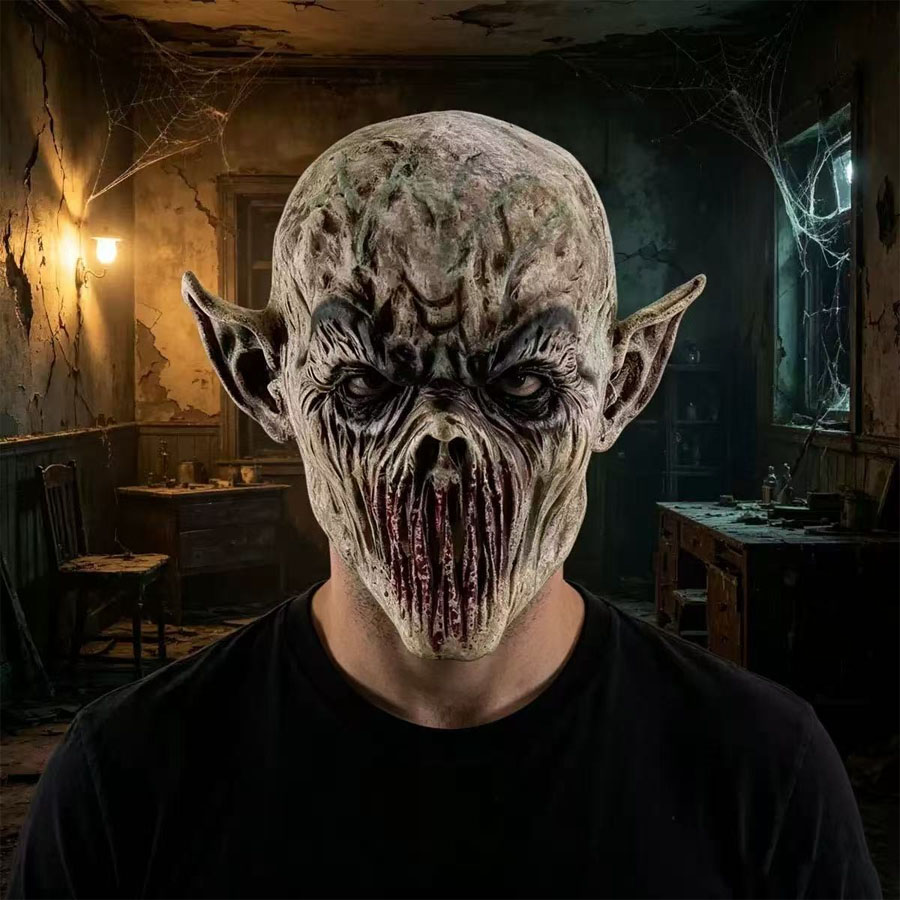 Halloween Scary Monster Mask R - огляд і ціна Latex Alien Mask Realistic