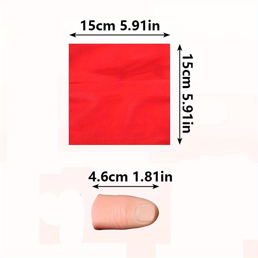 1set Scarf-Vanish Magic Thumb  - огляд і ціна Thumb Tip Magic Trick Set