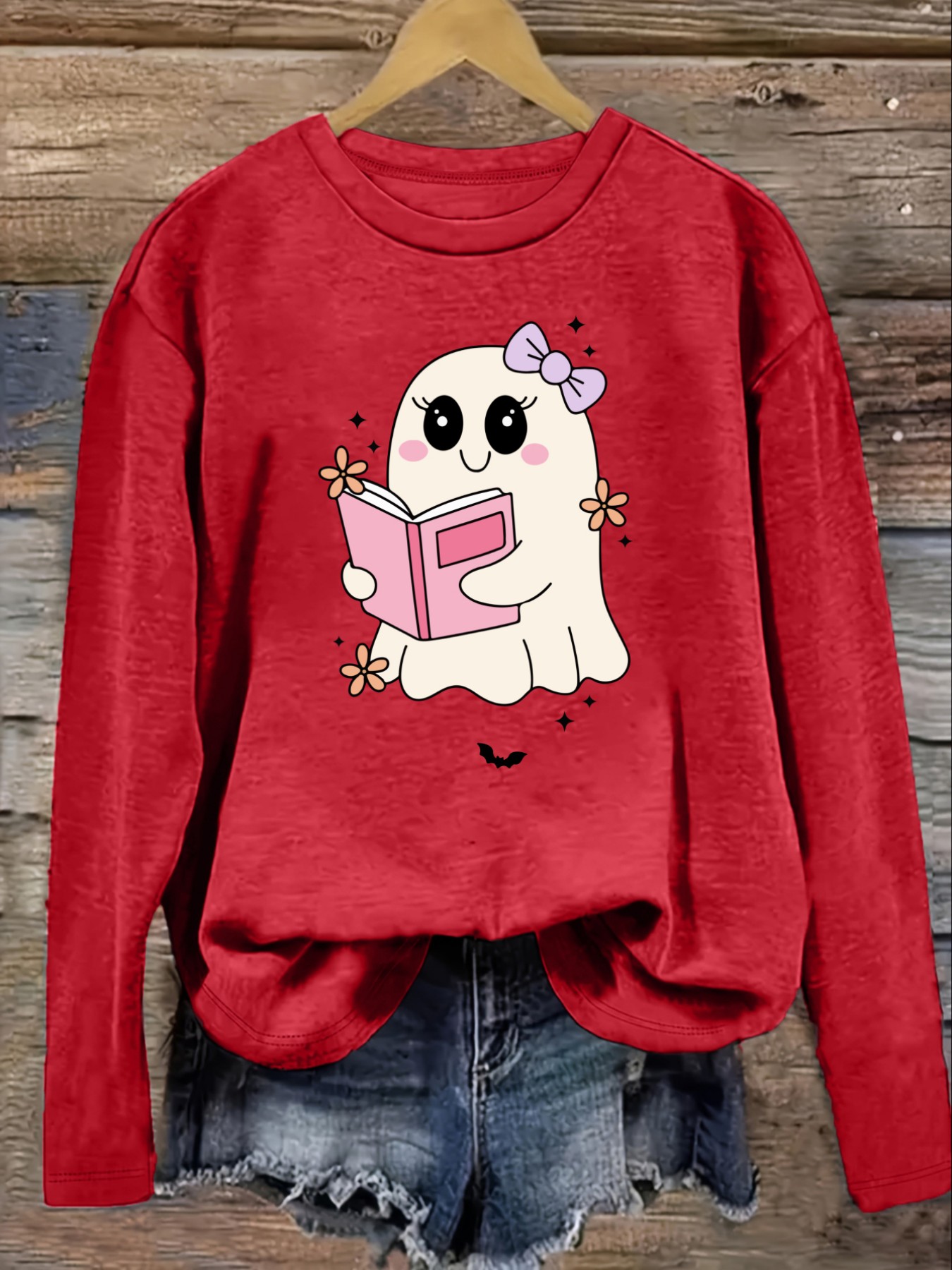 Women's Casual Long Sleeve Cre - огляд і ціна Costumes